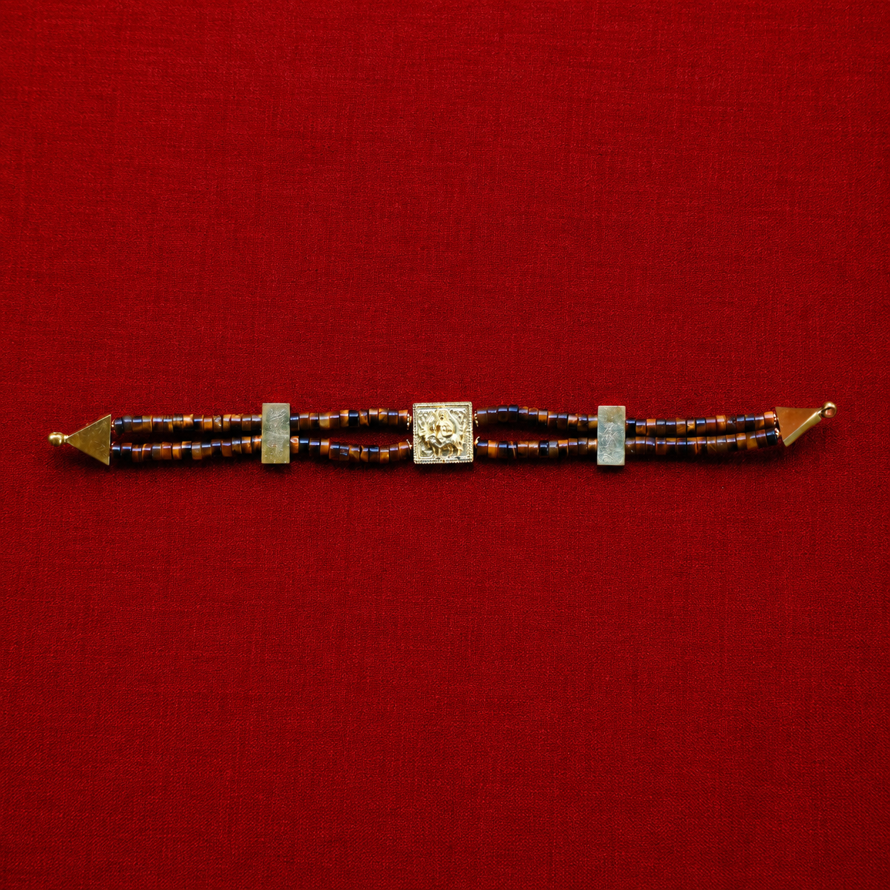 Double Strand Ganapathi Bracelet – Divine Protection &amp; Positive Energy