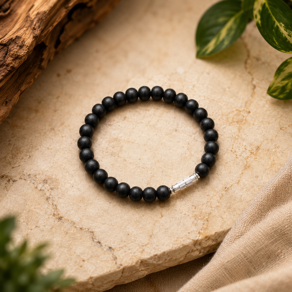 Premium Karungali Bead Bracelet – Classic Spiritual Wristband