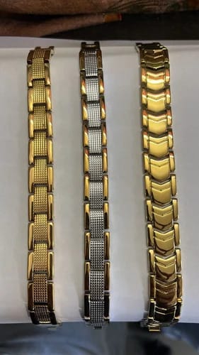 Luxury Men’s Bracelet Set – Gold Plated & Dual Color Designs